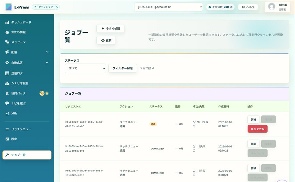 ジョブ一覧